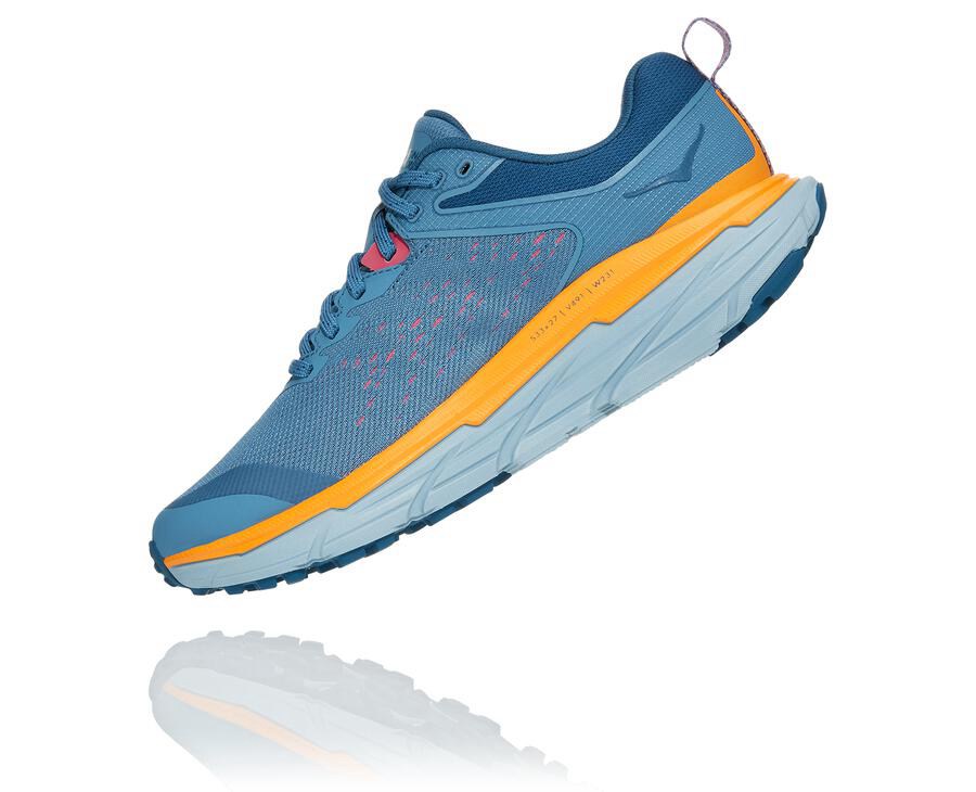 Tenis Trail Hoka One One Feminino Azuis - Challenger Atr 6 - 614-OFSTRQ